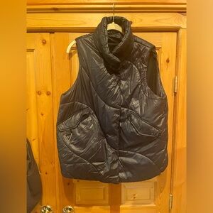 Black puffer vest from Amazon.
